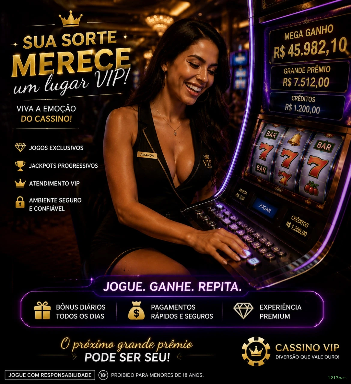 Login rápido no app 1213bet